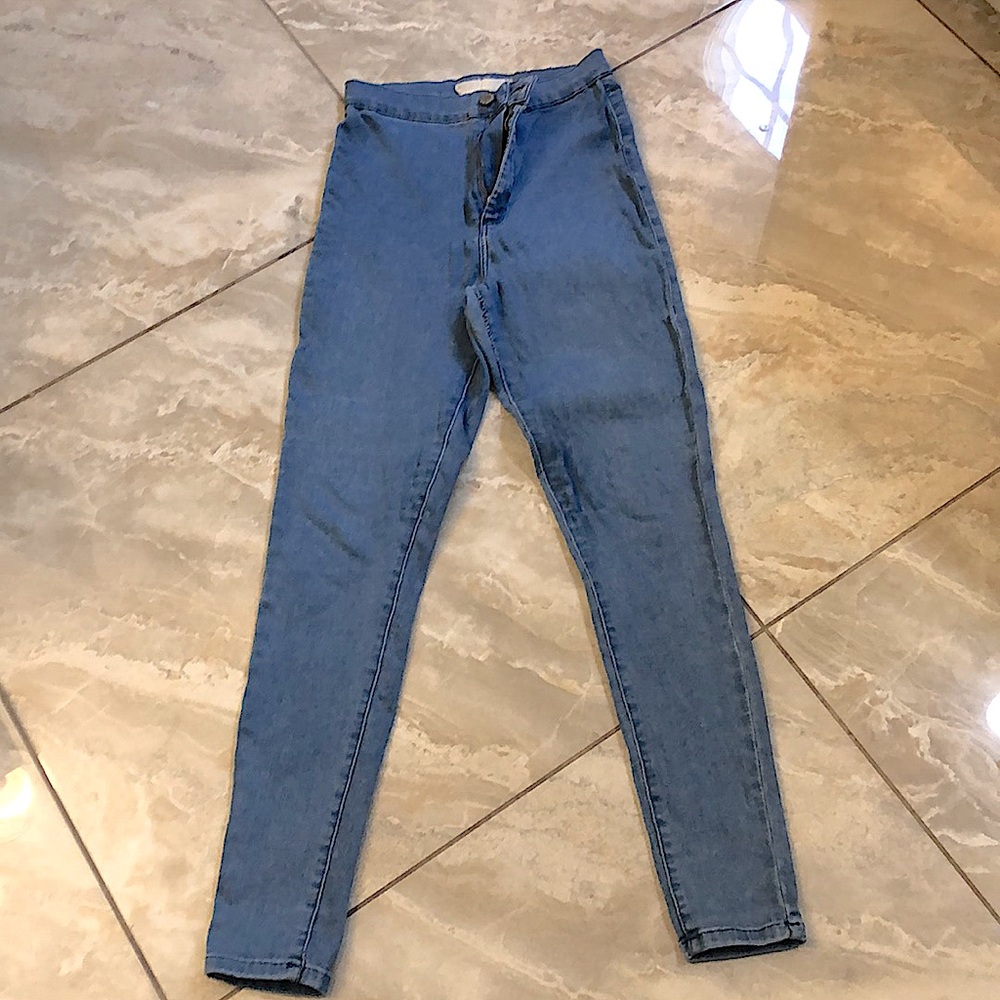 Topshop ultra high waist jean jeggings style super skinny jeans